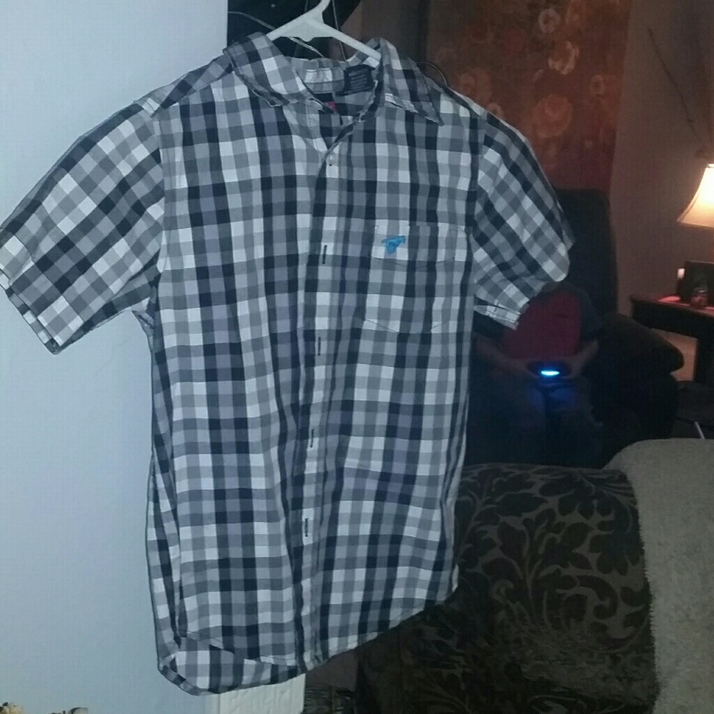 Boys plaid button down